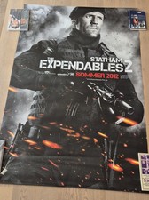 Jason Statham  THE EXPENDABLES 2 KINO BANNER NEUWERTIG SELTEN Gerollt
