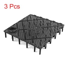 3Stk Schwarz Plastik