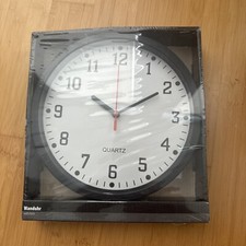 JES Collection Quarz Wanduhr ca.22,5cm Durchmesser neu in OVP