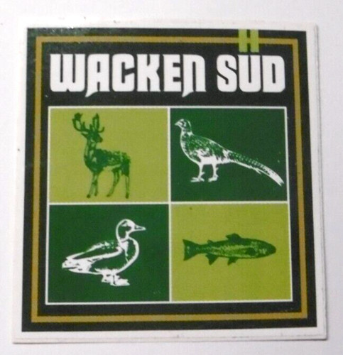Souvenir aufkleber wacken süd - souvenir-aufkleber,