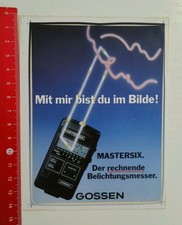 Aufkleber/Sticker: Gossen