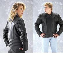 Oldschool Motorradjacke schwarz  Lederjacke  klassisch Bikerjacke Classic