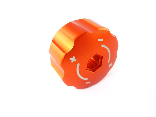 Federbein einstellknopf orange - einstellknopf,
