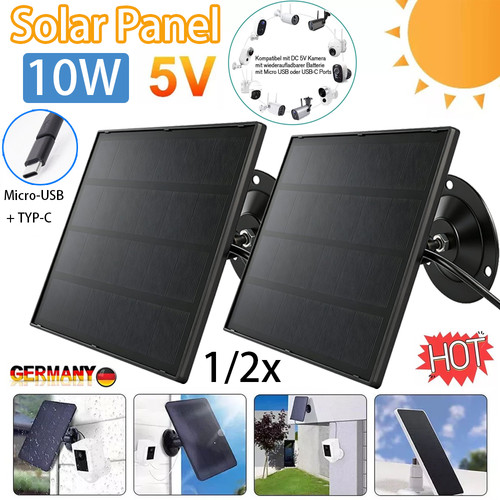 Usb typ solarpanel - typ-c, für