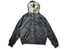 Woolrich Herrenjacke Gr. L Man Schwarz Winterjacke Arctic Parka 