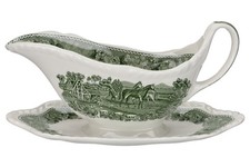 Sauciere mit Teller einteilig