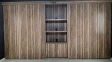 Wohnzimmer / Heimkino / Büro - Einbauschrank Holz Braun Neupreis 2.600€ !