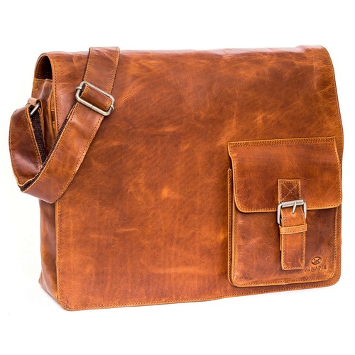 Almadih leder laptoptasche - almadih,