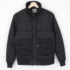 G-Star A Crotch 3D Slim Padded Bomber Jacke Herren M Gesteppt Reißverschluss