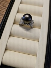 tahiti perlen ring S925 Silber