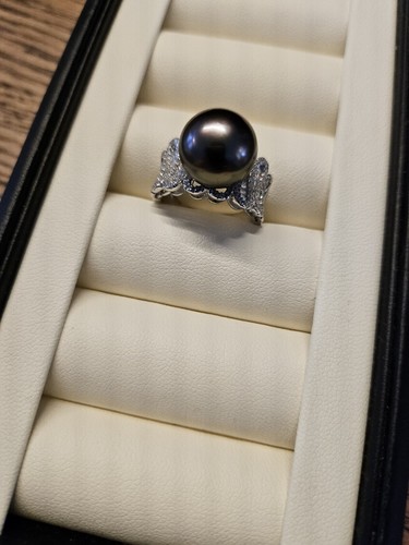 Tahiti perlen ring s925 - ring,