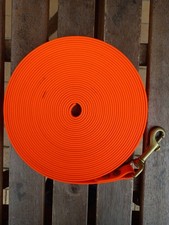 Schleppleine 10m , Biothane, neonorange