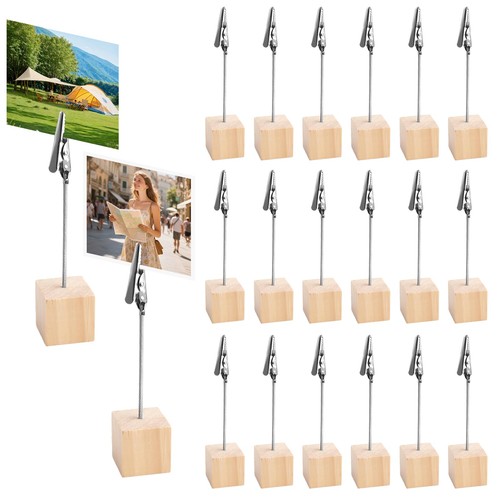 Fotohalter holz klammern - fotohalter, memo