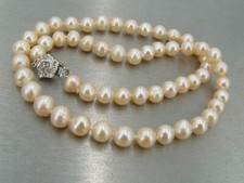 Apricot Perlen Halskette Kette