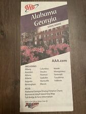 Straßenkarte USA Alabama Georgia Roadmap Landkarte