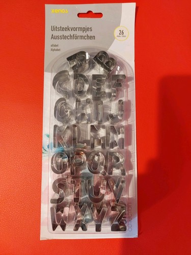 Ausstechförmchen alphabet - ausstechförmchen, "alphabet"