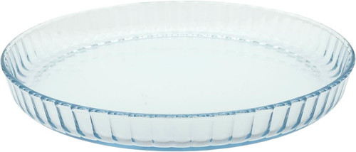 Glas backschale rund - glas, backschale,