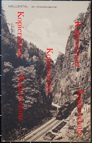 Ansichtskarte höllental am - ansichtskarte,, höllental,