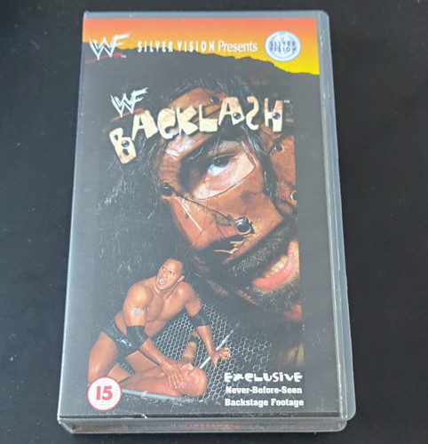 Wwf vhs backlash 1999 - vhs, pal
