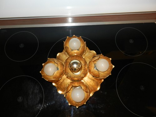 Blumenlampe florentiner gold - blumenlampe,