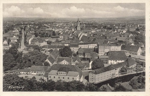 Eilenburg ortsansicht - ak,