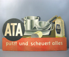 altes Werbeschild