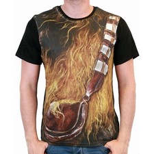 Chewbacca Star Wars Wookie Bandolier Costume Kostüm Männer Men T-Shirt