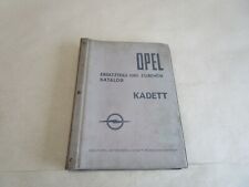 Opel Kadett A Ersatzteilkatalog Zubehörkatalog Verzeichnis Ersatzteile 08/1963