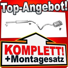 Auspuff für RENAULT MEGANE II
