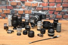 Foto Eqipment Konvolut 1 Canon Kamera 16 Objektive Leitz Sigma Minolta
