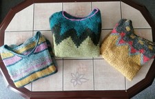 STRICKPULLOVER  Handarbeit