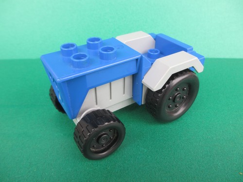 Lego duplo traktor - traktor, blau