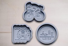 Keksausstecher Set Fahrrad PLA