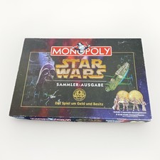 Monopoly Star Wars Sammler Ausgabe mit Zinn Figuren und Messingmünzen PARKER