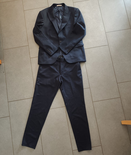 Herren anzug teilig schwarz - 3-teilig,