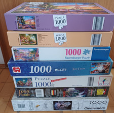 Puzzle  7 x 1000 Teile  Ravensburger  Blatz  Jumbo  Clementoni  Spiel & Spass