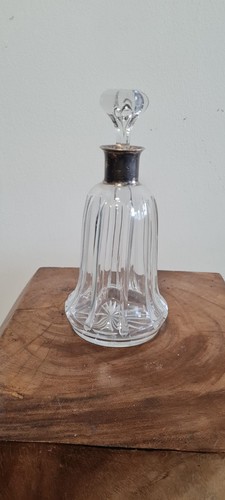 Jugendstil glaskaraffe silber - jugendstil,
