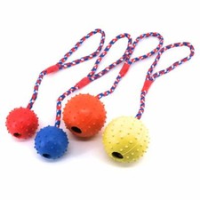 Nobby Vollgummi Ball mit Seil