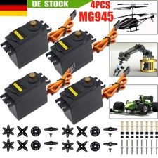 4 X MG945 Micro Digital Servomotor Metall Drehmoment für Robot Boot RC Motor DE