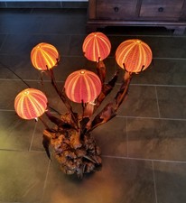 Seeigel- Lampe 5armig Mid-Century Curtis Jere Design