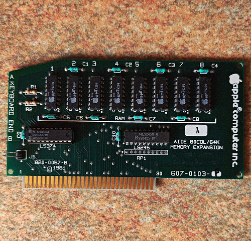 Apple iie säulenkarte - apple, 80