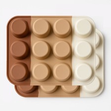 2x 12er Silikon Muffinform Backform Backhilfe Muffinförmchen Kuchenform Cupcake