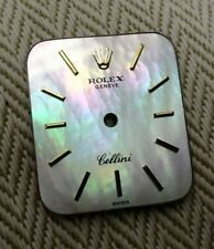 ORIGINAL ROLEX CELLINI ZIFFERBLATT mit ZEIGERSATZ PERLMUTT PEARL DIAL 18,75 x 21