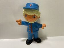 Sandmännchen Goebel Figur Vintage TV Kult Gummi Comicfigur Jacke blau