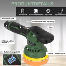 12V Akku Profi Poliermaschine