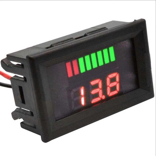 Led voltmeter amperemeter - led,