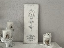 Shabby Chic Antikstil Dekoboard Holz Wandbild Ornament Vintage Landhaus French🥀