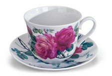 Jumbotasse mit Unterteller