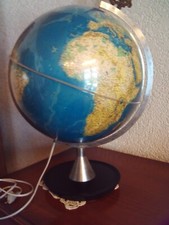 Großer SÜDWEST Leuchtglobus physisch politisch 1:35.000.000.