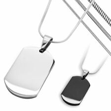 Dog Tag Ketten Anhänger Gravurplatte Armee Hundemarke Erkennungsmarke Militär